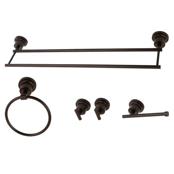 BAH8213478ORB Concord 5-Piece Bathroom Accessory Sets, Oil Rubbed Brnz